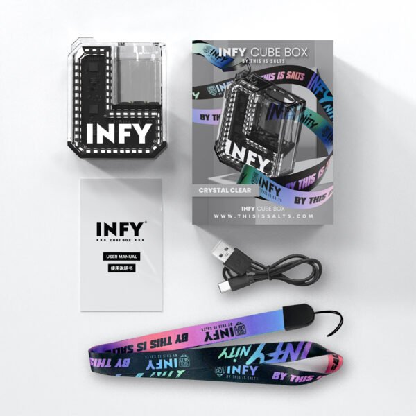 INFY Cube Box Crystal Clear